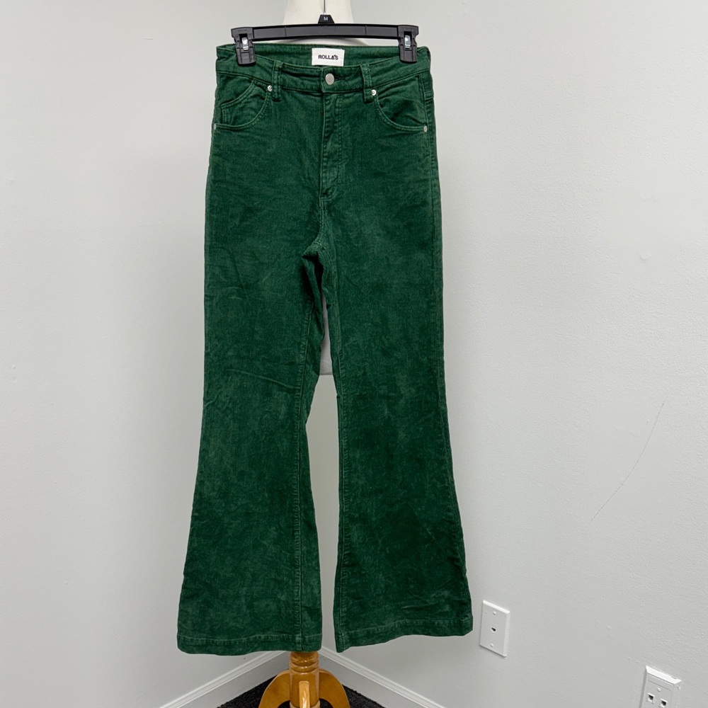 Rolla’s Green Flare Corduroy Jeans sz. 26